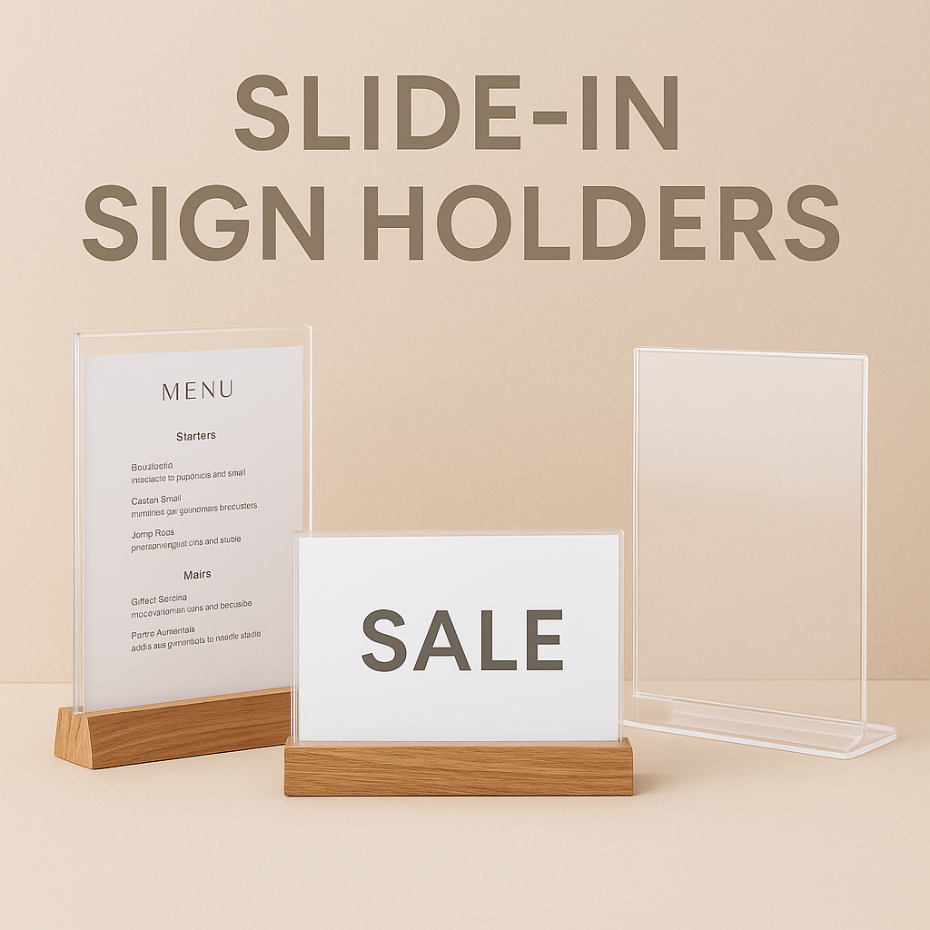 Slide-In Sign Holders