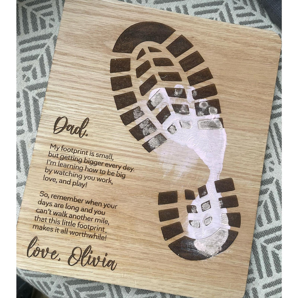 Shoeprint Plaque