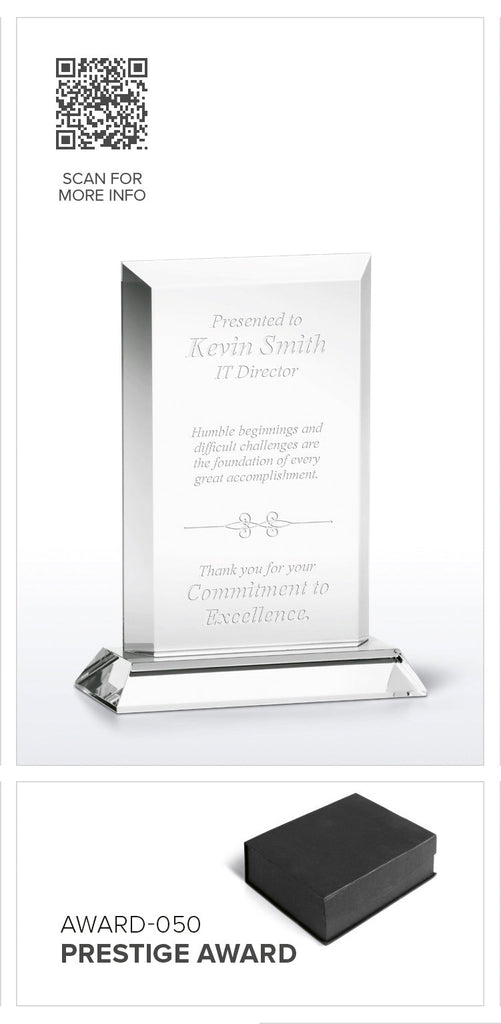 Prestige Award-Awards and Trophies-corporate gift ideas for employees-branded corporate gifts | corporate gifts south africa | BrandBloom