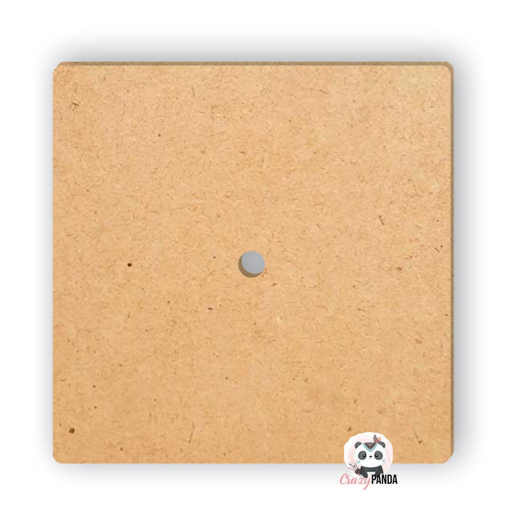 MDF Wooden Blank Clock Faces Sizes