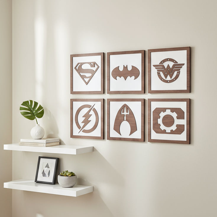 Set of Here Themed Plaques