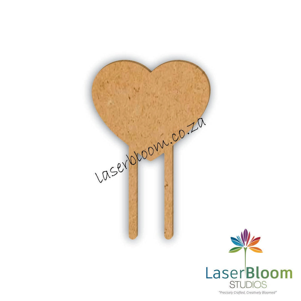 MDF Blank Cake Toppers - Shapes