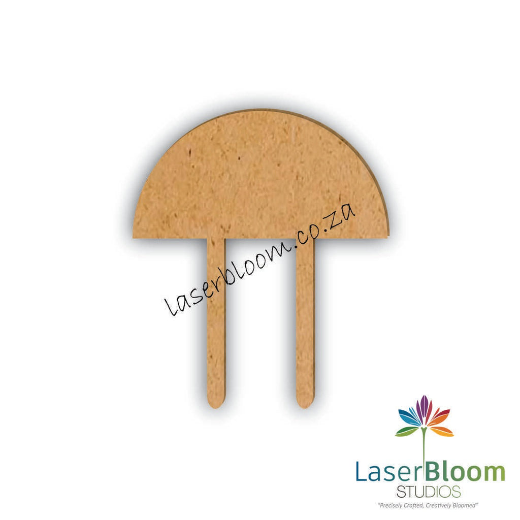 MDF Blank Cake Toppers - Shapes