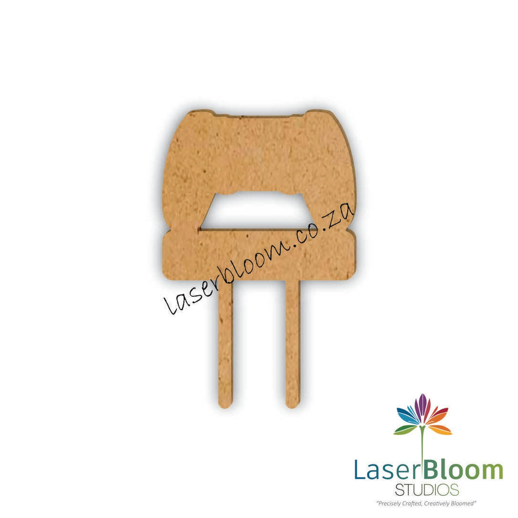 MDF Blank Cake Toppers - Shapes