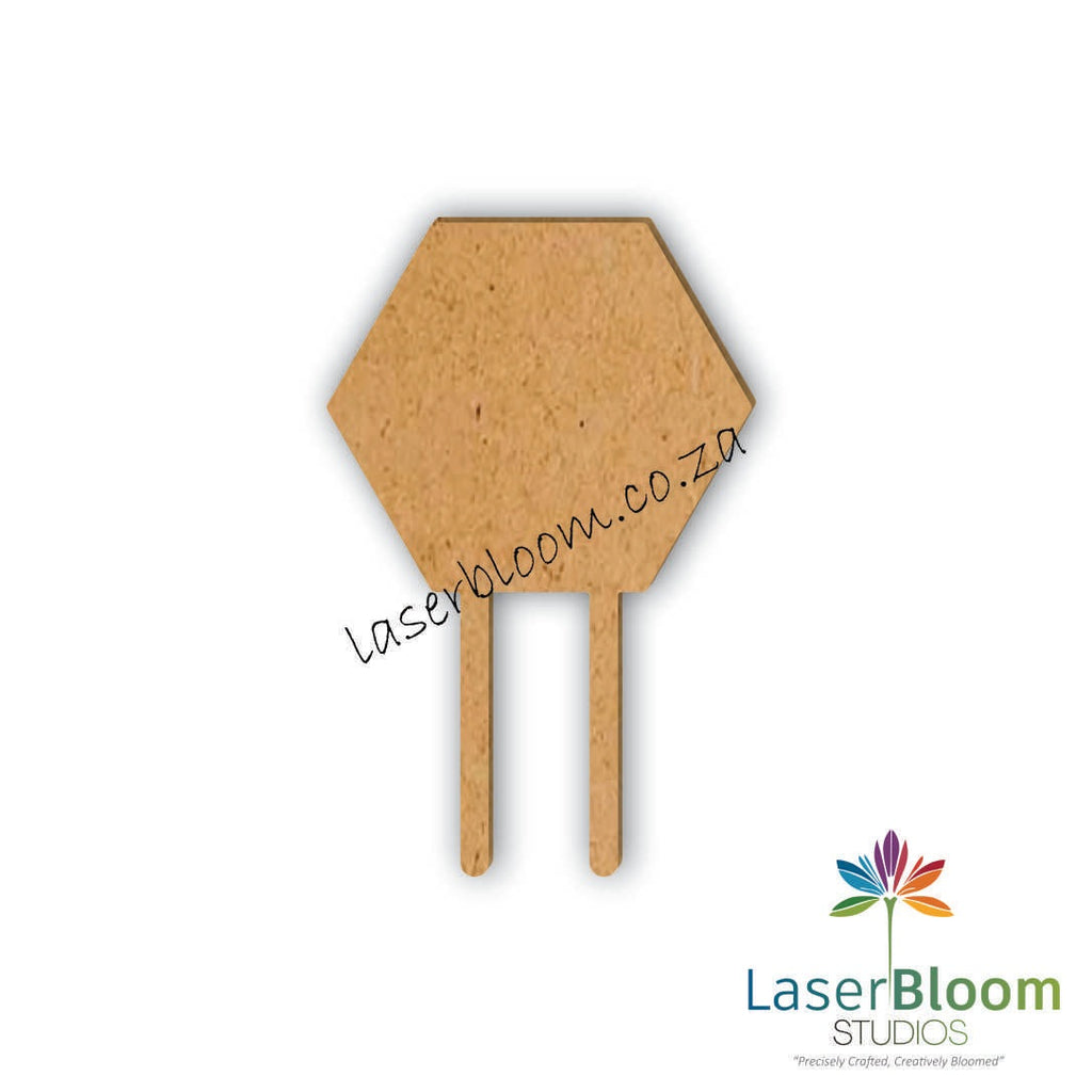 MDF Blank Cake Toppers - Shapes