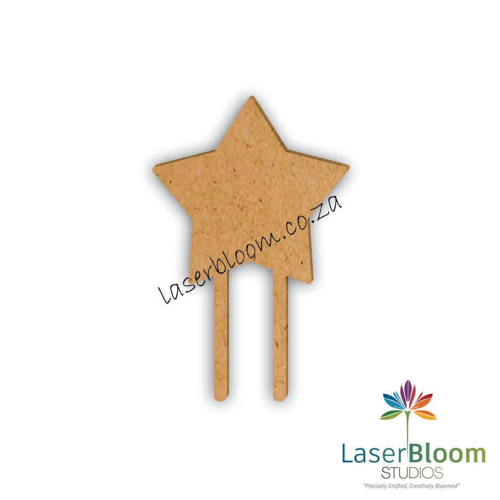 MDF Blank Cake Toppers - Shapes