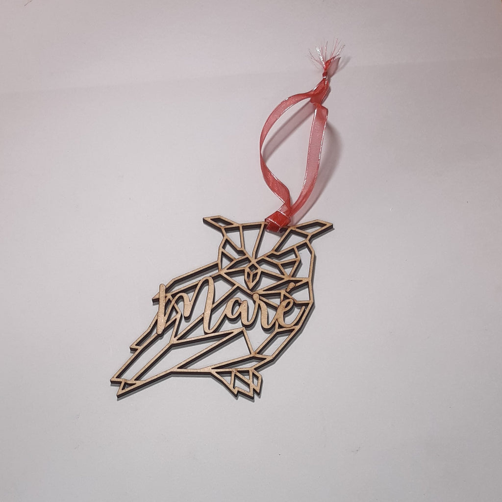 Geometric Animal Christmas Ornaments