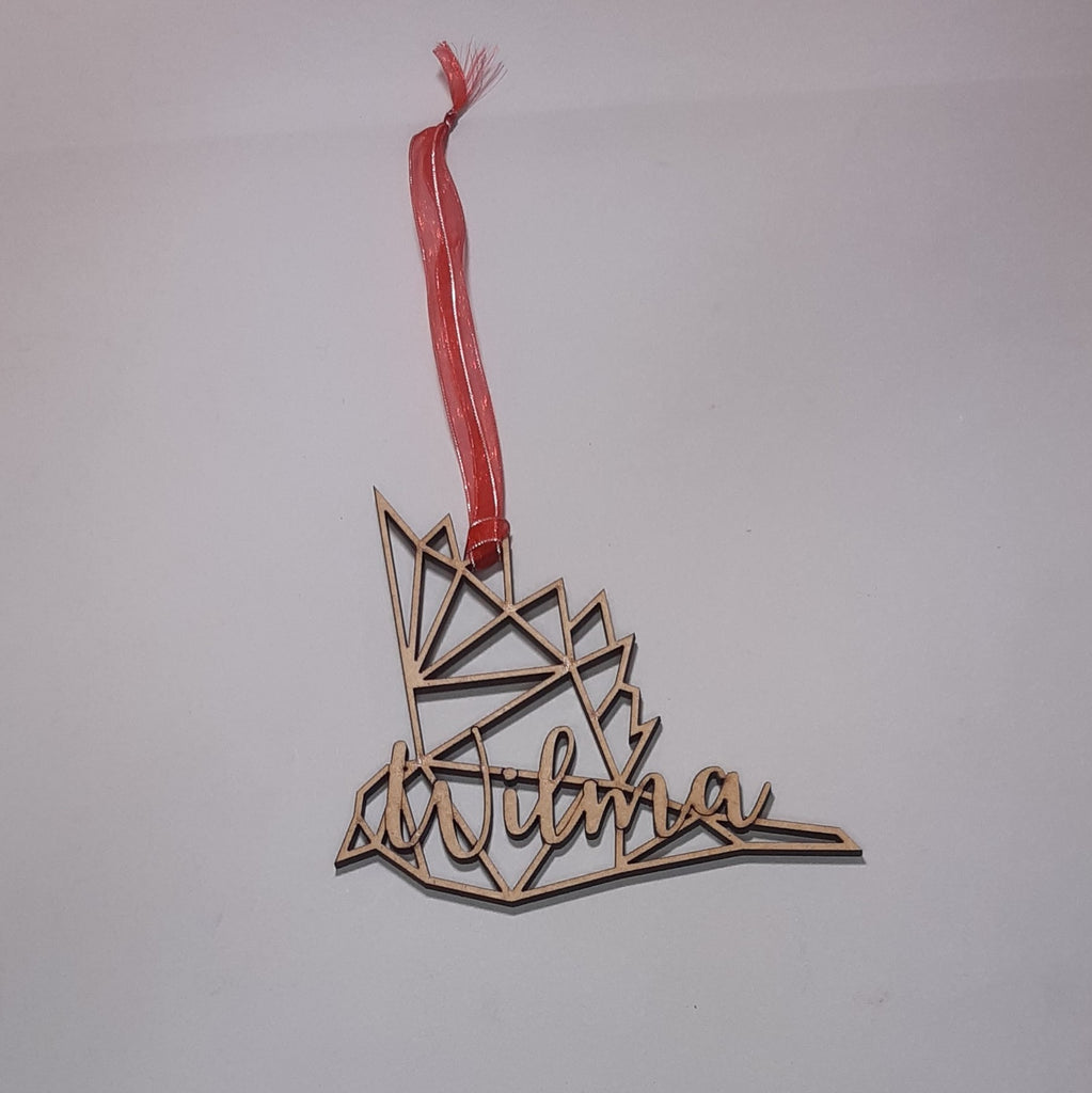 Geometric Animal Christmas Ornaments