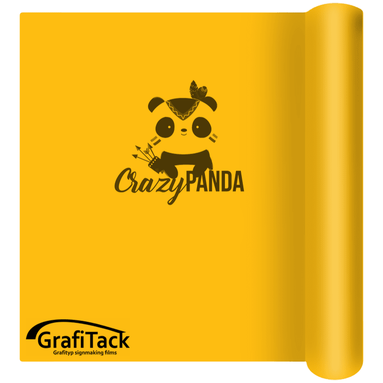 121 Lemon Yellow Matt Grafitack 100 Series Indoor Vinyl