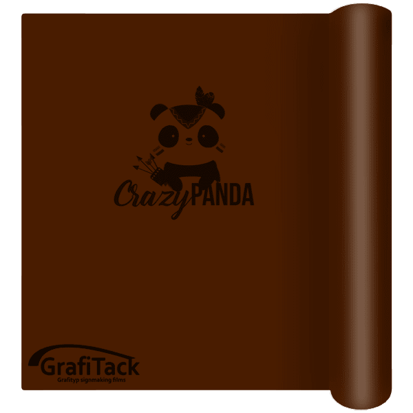 P166 Dark Brown Glossy Grafitack Promo Vinyl