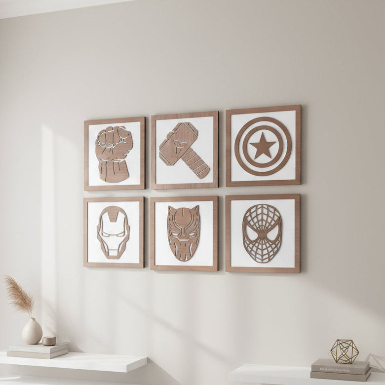 Hero Themed Wall Plaques