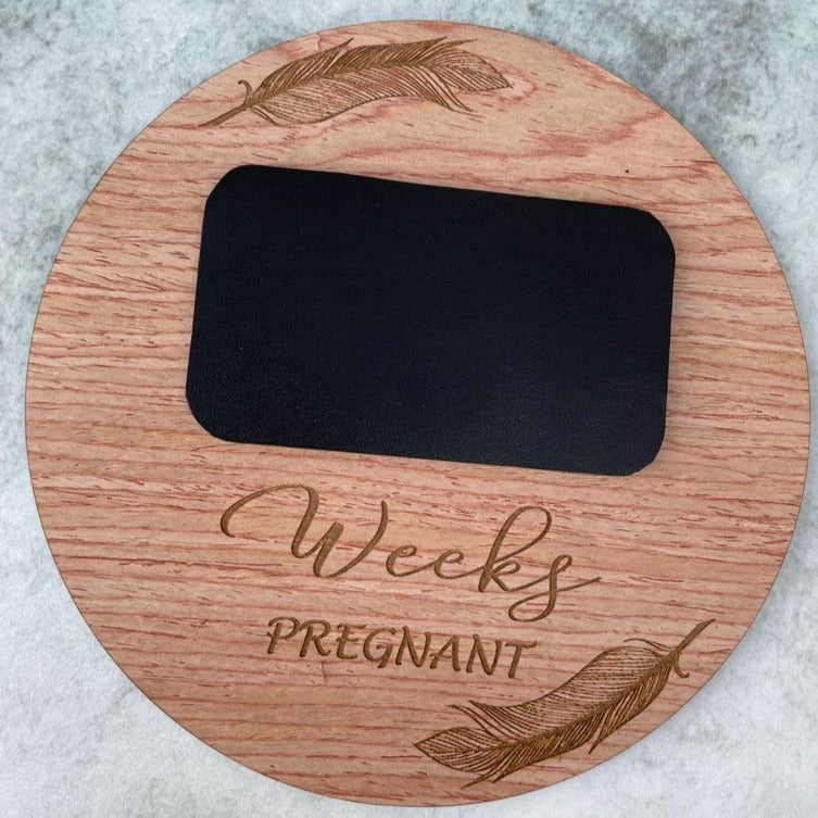 Pregnancy Milestone Plaque