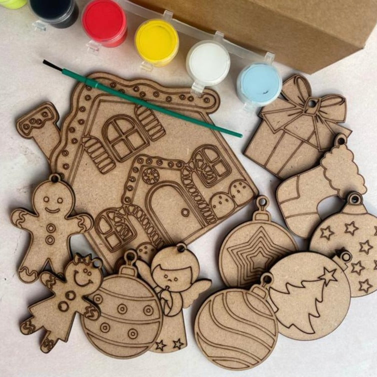 DIY Paint Kit - Gingerbread House