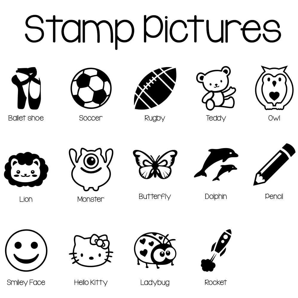 Self-Inking Clothing Stamp