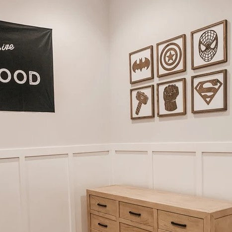Marvel Superhero Wall Plaque