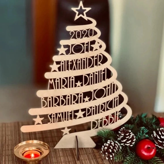 Personalised Family Christmas Tree