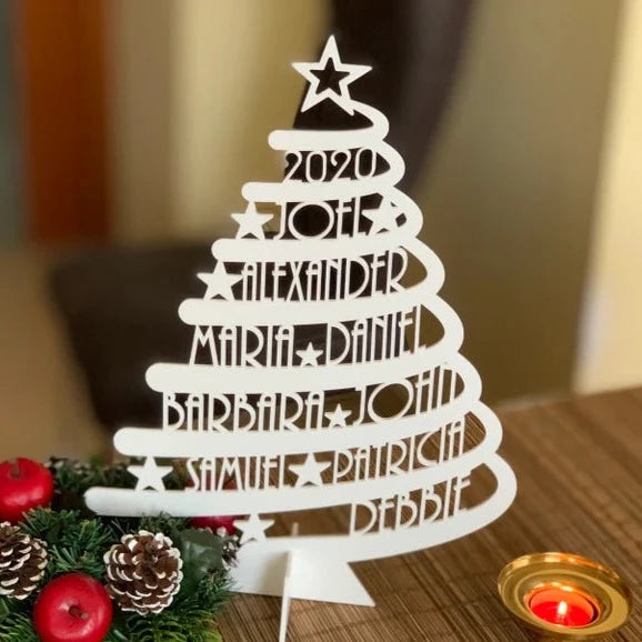Personalised Family Christmas Tree