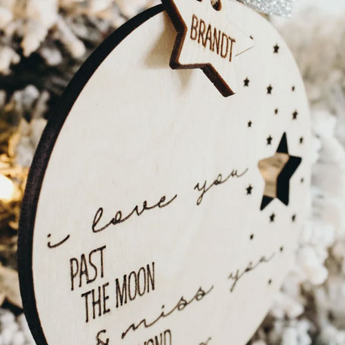 Personalised Memorial Christmas Bauble